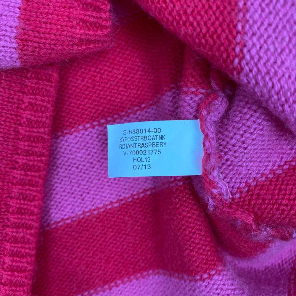 Banana Republic Pink Red Striped Wool Cashmere Blend Sweater | XS Regular - Picture 4 of 6